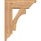 Ekena Millwork Westlake Traditional Smooth Bracket w/ Offset Brace, Western Red Cedar, 5 1/2"W x 14"D x 18"H BKT0604X14X18WTL01SWR - alternate 2